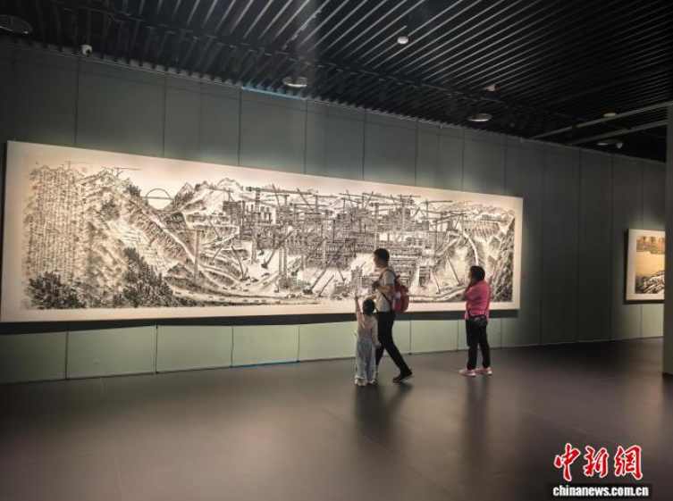 中国新闻网：漓江画派展出百余幅精品力作 献礼平陆运河通航