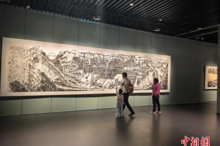 中国新闻网：漓江画派展出百余幅精品力作 献礼平陆运河通航