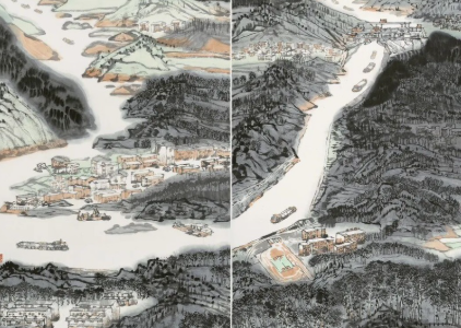 光明日报：漓江画派平陆运河主题美术作品展在南宁开幕