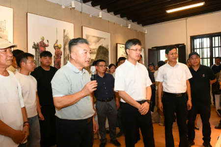 钦州市政协：“运河丹青 八桂华章”—漓江画派平陆运河主题美术作品展（钦州展区）开幕 庞科伟韦俊平致辞