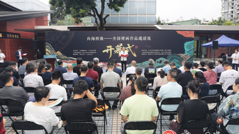 广西云客户端：全国壁画作品邀请展登陆邕城，这场展藏着海洋与丝路的故事