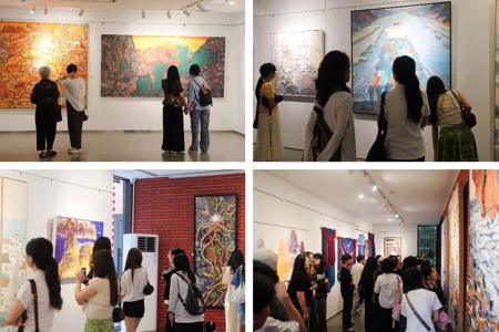我校参与主办的“向海图强——全国壁画作品邀请展”在南宁开幕