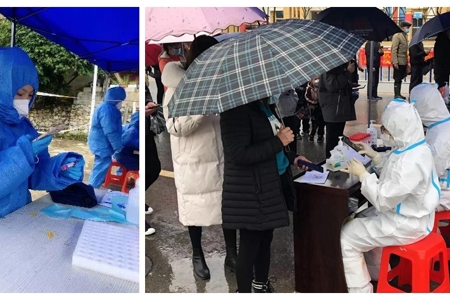 我校学生积极助力百色疫情防控工作