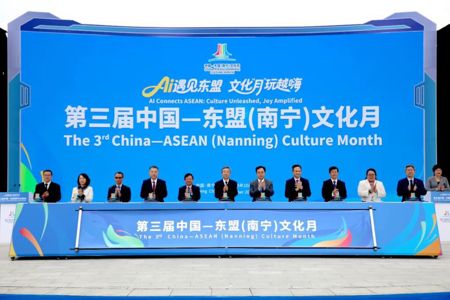 我校师生在中国—东盟（南宁）文化月开幕式亮丽登场